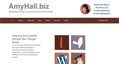 Desktop Screenshot of amyhall.biz